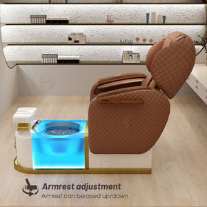 أثاث أظافر صالون سبا حديث فاخر ، كراسي باديكير كهربائية بيضاء - Product Image 5