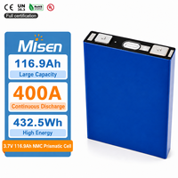 Cellule de batterie lithium-ion rechargeable prismatique NMC haute performance Misen 3,7 V 116,9 Ah 400 A pour véhicules électriques et systèmes de stockage d'énergie