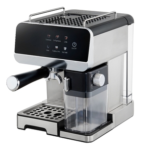 Cafetera Espresso Automática de Doble Caldera, Nueva Cafetera Espresso Italiana Inteligente Digital para el Hogar, de Acero Inoxidable - Product Image 3