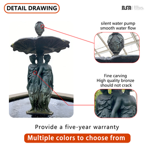 Fuentes Decorativas de Latón Fundido con Figuras y Leones para Decoración de Plazas - Product Image 4