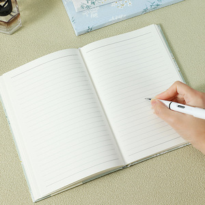 Cuaderno de Tapa Dura <span class=keywords><strong>con</strong></span> Diseño Floral de Encaje para Niñas, Impresión y Teñido en Tela de Algodón, Venta al Por Mayor, Tamaño A5 - Product Image 2