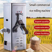 Décortiqueuse de riz mini Zhengda, moteur 220V, capacité 200kg/h, garantie 1 an, 2.2KW, haute efficacité, utilisation facile pour la maison et la ferme
