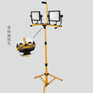 Lampe de travail LED Wade 140W à double tête, lampe d'inspection sur trépied, montage rapide, super lumineuse pour extérieur WD-560 - Product Image 1
