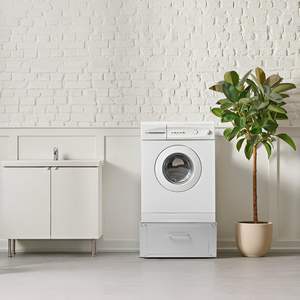 Space Save Washing Machine Base Washing Machine Shelf <b>Laundry</b> Washing Machine Pedestal Stand with Drawer Mail Order Packing - Product Image 1