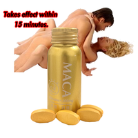 Comprimés Énergétiques Ginseng Maca à Succès – Comprimés de Maca pour l'Amélioration Masculine – Ingrédients Naturels pour la Gestion de l'Énergie