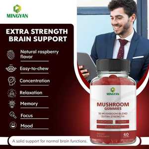 OEM/ODM suplemen Herbal Gummies 10 campuran jamur untuk dewasa mendukung fungsi otak & manfaat memori - Product Image 4