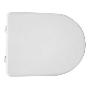 Asiento de Inodoro Blanco de 50.5 cm de Largo y 37.5 cm de Ancho para Inodoro Estándar - Product Image 1