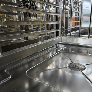 40 टियर वाणिज्यिक सार्वभौमिक स्टेनलेस स्टील कॉम्बी ओवन इलेक्ट्रिक टच स्क्रीन भाप बेक पिज्जा ओवन 60kw बिजली - Product Image 3