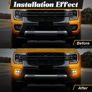 Nhà máy thiết kế mới dẫn xe đèn sương mù ban ngày đèn chạy cho Ford Ranger T9 XL XLT 2022 2023 Tự động bật tín hiệu DRL - Product Image 4