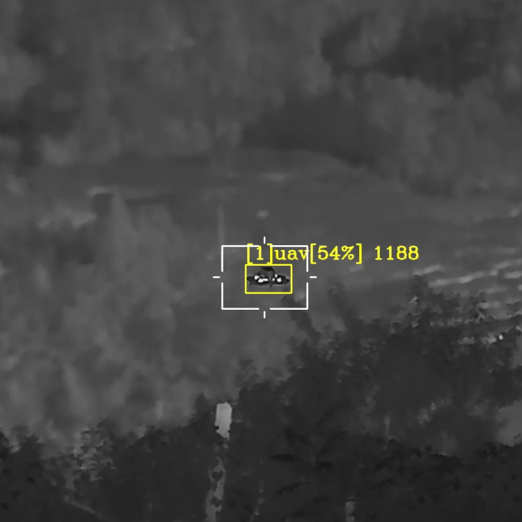 surveillance drone with thermal camera