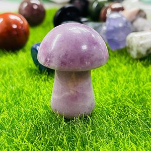 Meilleur <span class=keywords><strong>prix</strong></span> DIY, 100% <span class=keywords><strong>jade</strong></span>ïte naturelle, cristal d'agate rose, <span class=keywords><strong>sculpture</strong></span> artisanale <span class=keywords><strong>en</strong></span> pierre précieuse <span class=keywords><strong>en</strong></span> forme de champignon pour la décoration de la maison - Product Image 4