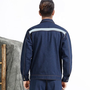 Tuta da Lavoro in Denim di Cotone, Uniforme per Saldatura, Abbigliamento da Officina, Tuta da Meccanico - Product Image 5