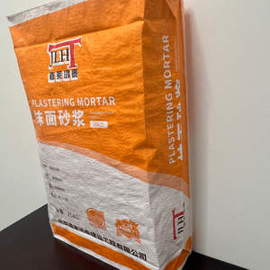 Sacs tissés par pp carrés durables du fond avec la conception unique pour l'expédition de mortier de gypse de <span class=keywords><strong>ciment</strong></span> - Product Image 3