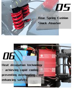Scooter Eléctrico USA Stock X14 NFC Start, 72V 10000W 40Ah, Motor Dual, Freno Hidráulico, Doble Amortiguación, Luz RGB - Product Image 2