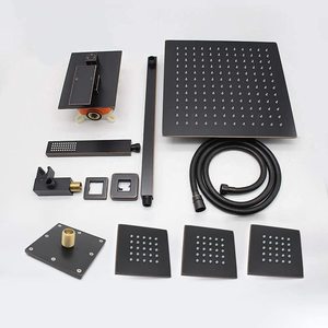 Sistema Doccia in Bronzo Anticato con Soffione a Pioggia da 12 Pollici, Montaggio a Soffitto, 3 Funzioni, Anti-Scottatura e Pressione Regolabile - Product Image 4