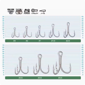 Anzuelo Triple OWNER ST-66 STINGER, Anzuelo Triple de Acero con Alto Contenido de Carbono, Aleación de Estaño Mate para Técnicas de Pesca en Mar y Hielo - Product Image 5