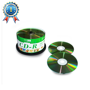 CD-R vierges de haute qualité pour l'enregistrement, 700 Mo, 52x, personnalisables avec logo OEM, impression de disques, vente en gros à prix abordable - Product Image 1