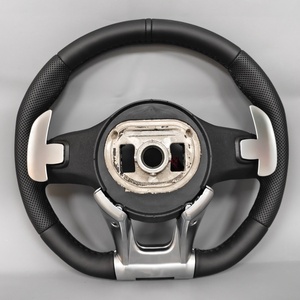 Volante de Cuero para <span class=keywords><strong>Mercedes</strong></span> Benz W117 W176 <span class=keywords><strong>GLS</strong></span> 450 C190 E63s W126 W206 - Product Image 6