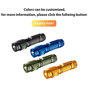 Torcia LED Professionale 2000LM, Impermeabile IP66, 1200mAh, Fascio Regolabile, in Lega di Alluminio, per Campeggio, Sicurezza, Pattugliamento, Uso Industriale - Product Image 3