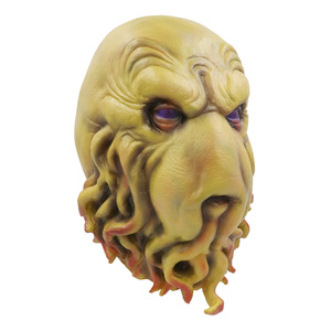 Masques faciaux amusants pour Halloween, <span class=keywords><strong>masque</strong></span> d'Halloween effrayant pour adultes, <span class=keywords><strong>masque</strong></span> en <span class=keywords><strong>latex</strong></span> intégral avec lumière LED pour Halloween, <span class=keywords><strong>masque</strong></span> de Noël - Product Image 5