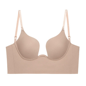 Vestido de novia de corte bajo con espalda descubierta, ropa interior sexy europea y americana en forma de U - Product Image 4