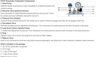 Pompe de calibration de pression pneumatique portable Huaxin Industrial pour comparaison, calibrateur de pression manométrique 140 bars, garantie 1 an