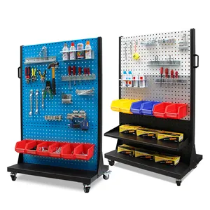 Steel Pegboard For hardware Hang Power Tools Display Rack and Stand