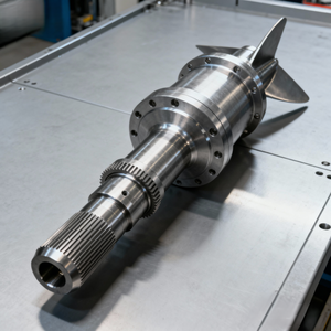 Custom CNC Precision Machining Yacht Transom Shaft Rudder Yacht Stern Shaft CNC Machining Services Custom Yacht Auto Parts - Product Image 3