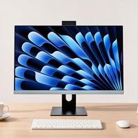 27 Inch All-in-One PC met Intel Core I3 I5 I7 I9 DDR 4GB 500GB SSD Zwarte Draagbare Computer Desktops