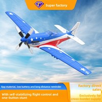 Avion RC Volantex P51 2.4G, mode simulateur de chasseur P51 avec gyroscope, jouets d'avion RC