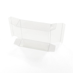 Food plastic foldable box custom clear PVC packaging vinyl cube square disposable plastic box