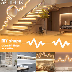 Bande lumineuse LED néon flexible 50M/rouleau AC 220V 110V monocolore 120 LED/M découpable 1M éclairage décoratif extérieur - Product Image 3