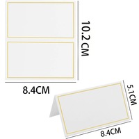 Cartes de numéros de table de mariage en feuille d'or et d'argent en gros, porte-cartes de nom de place de mariage