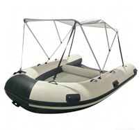 Extension gonflable pour jet ski pour bateau - Construction en PVC durable, légère et stable pour les lacs et les rivières