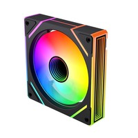 WGX-01 SUMOND Nouveau design Ventilateur de refroidissement PC à roulement fluide 120 mm ARGB avec télécommande pour boîtier d'ordinateur