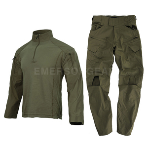 ชุดยูนิฟอร์มฝึกซ้อม เสื้อผ้าทำงานแบบทนทานต่อการฉีกขาด สีพื้น ยี่ห้อ Emersongear ขายส่ง กางเกงและเสื้อสำหรับการต่อสู้ - Product Image 1