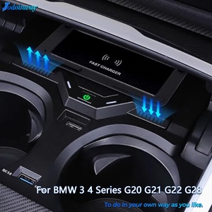 <span class=keywords><strong>Cargador</strong></span> Inalámbrico Rápido para Teléfono de Coche para BMW G20 G21 G22 G28 Serie 3 4 2020-2024 con Accesorios de Llave de Tarjeta NFC para LHD - Product Image 1