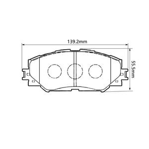 Plaquettes <span class=keywords><strong>de</strong></span> <span class=keywords><strong>frein</strong></span> à <span class=keywords><strong>disque</strong></span> en céramique avant D1210 pour Toyota pour Rav4 pour Corolla Matrix Prius V <span class=keywords><strong>et</strong></span> pour Lexus HS250H état neuf - Product Image 5