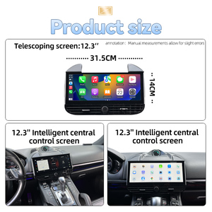 <span class=keywords><strong>Android</strong></span> 13 mobil 12.3 inci navigasi gps layar IPS pemutar Multimedia mobil DSP untuk Porsche Cayenne 92A 2010-2016 - Product Image 3