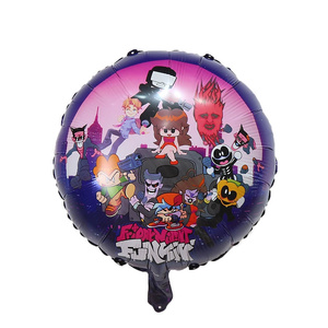 Globos de Aluminio <span class=keywords><strong>Friday</strong></span> Night <span class=keywords><strong>Funkin</strong></span> al por Mayor, Juego de Decoración para Fiestas de 5 Piezas - Product Image 6