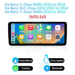 Navigation GPS pour Benz C W205 GLC X253 V W446 X-Class, autoradio 12,3 pouces, système Linux, CarPlay, stéréo multimédia - Product Image 5