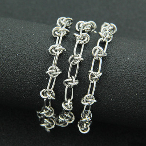 Hip-hop bracelet splicing chain necklace with collarbone chain neck chain titanium steel accessories - Product Image 3