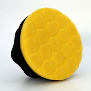 Chất lượng cao có thể giặt Polyester Hexagon Grip lốp bánh xe tỏa sáng <span class=keywords><strong>Applicator</strong></span> mặc quần áo tẩy lông Pad xe chi tiết làm sạch bọt xốp - Product Image 4