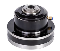 Mandrin à air pneumatique rotatif JAB, cylindre intégré, mandrin à air JAB-15 JAB-25 JAB-40