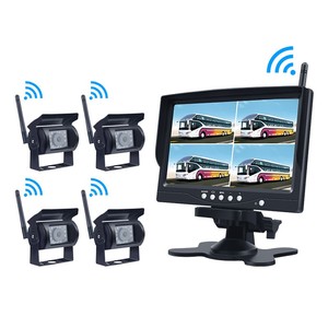 4ch 7 Pollici Digitale Senza Fili Macchina Fotografica di Sostegno Dell&amp;#39;automobile con Monitor di Visione Notturna <span class=keywords><strong>Siste</strong></span> - Product Image 2