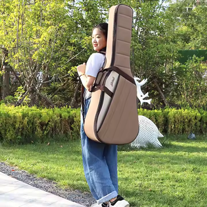 Housse de transport pour <span class=keywords><strong>guitare</strong></span> en tissu Oxford matelassé imperméable, étui souple |   <span class=keywords><strong>Acoustique</strong></span> Électrique 36-42 Pouces |   Logo personnalisé OEM |   Certifié CE - Product Image 3