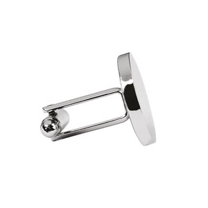 Boutons de manchette ronds en diamant et pinces à cravate pour mariage ou cadeau - Product Image 2