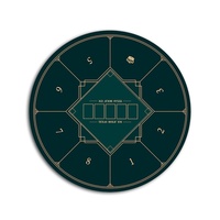 Tapis de poker Texas Hold'em épais Jiaji Bu, grand format, couleur unie, antidérapant, pour salle de poker, usage domestique, résistant à l'usure