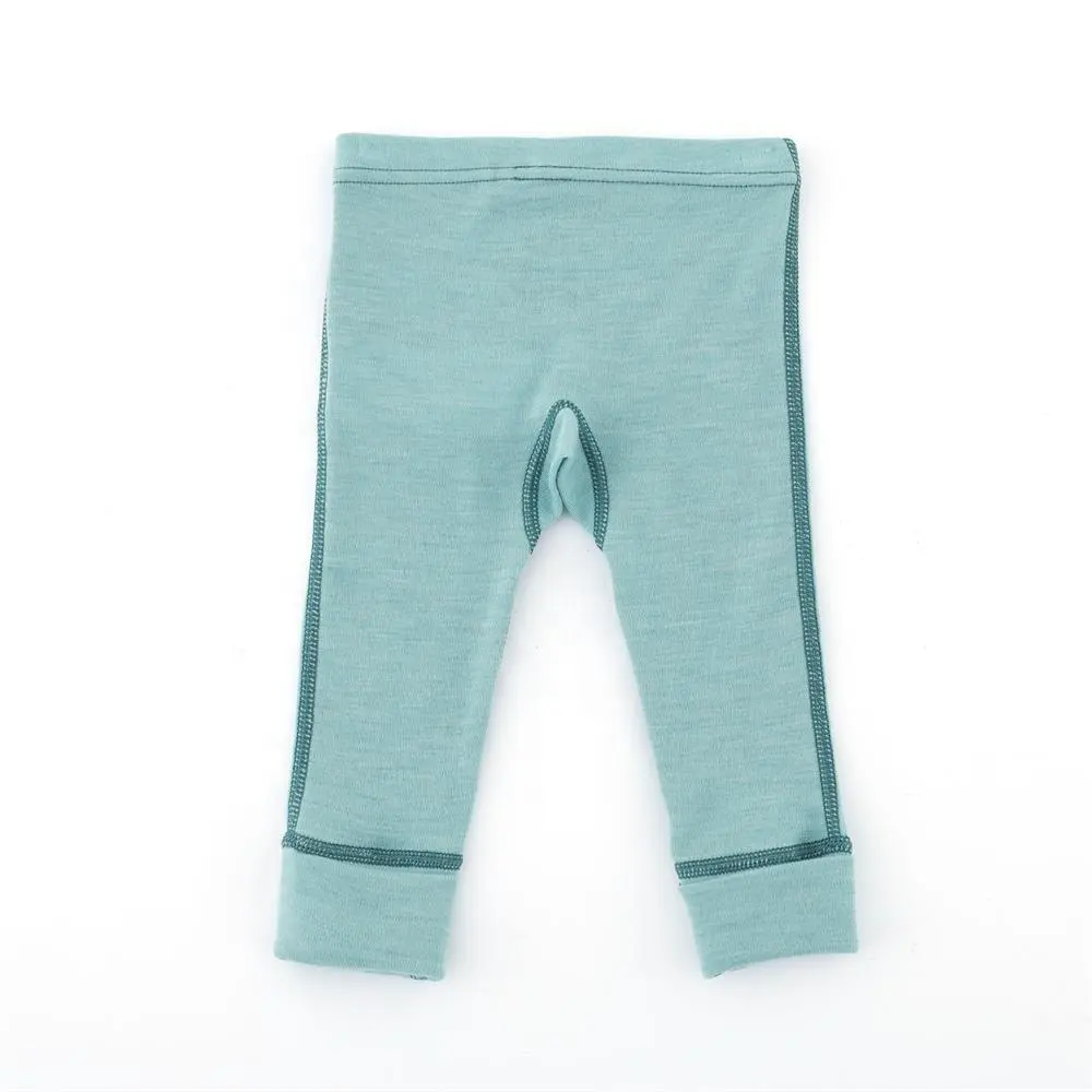 Merino woo interlock baby pants baby leggings wholesale