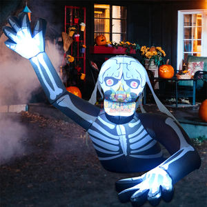 Décorations extérieures de vacances d'Halloween dégagement <span class=keywords><strong>zombie</strong></span> squelette gonflable de 6 pieds pour décor de pelouse de jardin - Product Image 1
